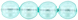 Round Beads 6mm (loose) : Transparent Pearl - Seafoam