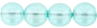 Round Beads 6mm (loose) : Transparent Pearl - Seafoam