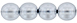 Round Beads 6mm (loose) : Transparent Pearl - Vapor