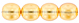Round Beads 6mm (loose) : Transparent Pearl - Fall Sunset