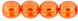Round Beads 6mm (loose) : Transparent Pearl - Cantaloupe