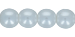 Round Beads 6mm (loose) : Pearl Coat - Snow