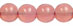 Round Beads 6mm (loose) : Milky Pink