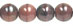 Round Beads 6mm (loose) : Pink - Coral