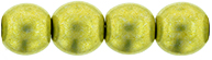 Round Beads 6mm (loose) : ColorTrends: Saturated Metallic Primrose Yellow