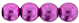Round Beads 6mm (loose) : ColorTrends: Saturated Metallic Pink Yarrow