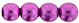 Round Beads 6mm (loose) : ColorTrends: Saturated Metallic Pink Yarrow