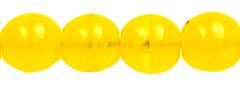 Round Beads 6mm (loose) : Milky Yellow