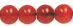 Round Beads 6mm (loose) : Opal - Siam Ruby