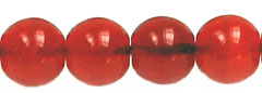 Round Beads 6mm (loose) : Opal - Siam Ruby