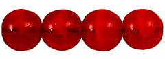 Round Beads 6mm (loose) : Opal Red