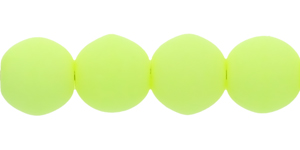 Round Beads 6mm (loose) : Bondeli Lemon