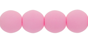 Round Beads 6mm (loose) : Bondeli Pink
