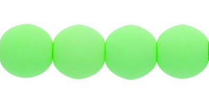 Round Beads 6mm (loose) : Bondeli Lime