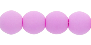 Round Beads 6mm (loose) : Bondeli Magenta