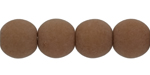 Round Beads 6mm (loose) : Bondeli Cocoa