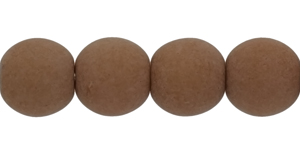 Round Beads 6mm (loose) : Bondeli Cocoa