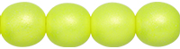 Round Beads 6mm (loose) : Neon Yellow