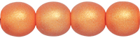 Round Beads 6mm (loose) : Neon Light Orange