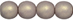 Round Beads 6mm (loose) : Neon Brown