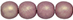 Round Beads 6mm (loose) : Neon Mauve