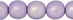 Round Beads 6mm (loose) : Neon Grape