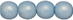 Round Beads 6mm (loose) : Neon Blue Gray
