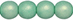 Round Beads 6mm (loose) : Neon Seafoam