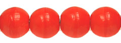 Round Beads 6mm (loose) : Opaque Red