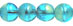 Round Beads 6mm (loose) : Phosphorus/Blue