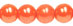 Round Beads 6mm (loose) : Luster - Opaque Red