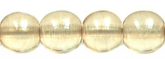Round Beads 6mm (loose) : Luster - Transparent Champagne
