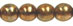 Round Beads 6mm (loose) : Luster - Transparent Gold/Smokey Topaz