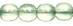 Round Beads 6mm (loose) : Luster - Lt Green