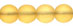 Round Beads 6mm (loose) : Matte - Lt Topaz