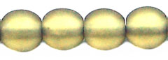 Round Beads 6mm (loose) : Matte - Dk Olivine