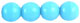Round Beads 7mm (loose) : Opaque Sky Blue