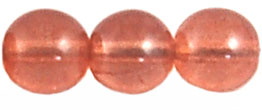 Round Beads 8mm (loose) : Coated - Rosa