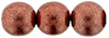 Round Beads 8mm (loose) : ColorTrends: Saturated Metallic Grenadine