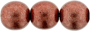 Round Beads 8mm (loose) : ColorTrends: Saturated Metallic Grenadine