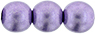 Round Beads 8mm (loose) : ColorTrends: Saturated Metallic Ballet Slipper