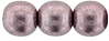 Round Beads 8mm (loose) : ColorTrends: Saturated Metallic Almost Mauve