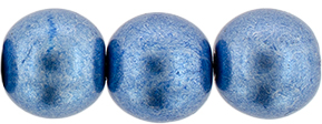 Round Beads 8mm (loose) : ColorTrends: Saturated Metallic Little Boy Blue