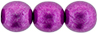 Round Beads 8mm (loose) : ColorTrends: Saturated Metallic Spring Crocus