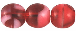 Round Beads 8mm (loose) : Pearl/Fuchsia