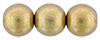 Round Beads 8mm (loose) : ColorTrends: Saturated Metallic Ceylon Yellow