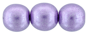 Round Beads 8mm (loose) : ColorTrends: Saturated Metallic Crocus Petal