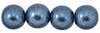 Round Beads 8mm (loose) : ColorTrends: Saturated Metallic Bluestone