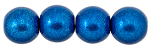 Round Beads 8mm (loose) : ColorTrends: Saturated Metallic Galaxy Blue