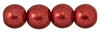 Round Beads 8mm (loose) : ColorTrends: Saturated Metallic Cranberry